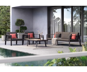 NOFI 4 miestna sedacia s&uacute;prava, čierna