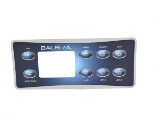 Nálepka na ovládaci panel Balboa VL801D