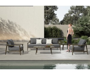 LEO 7 miestna sedacia s&uacute;prava s pr&iacute;ručn&yacute;m stol&iacute;kom