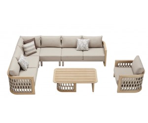 RIVA 6 miestna rohov&aacute; sedacia s&uacute;prava