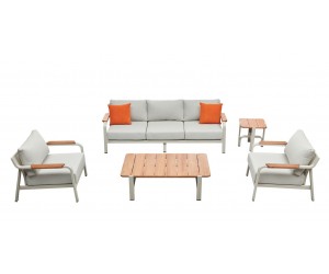 VISCONTI 2.0 5 miestna sedacia s&uacute;prava s pr&iacute;ručn&yacute;m stol&iacute;kom